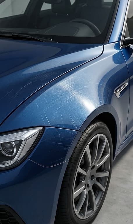 Light scratches and swirl marks appear in daily use