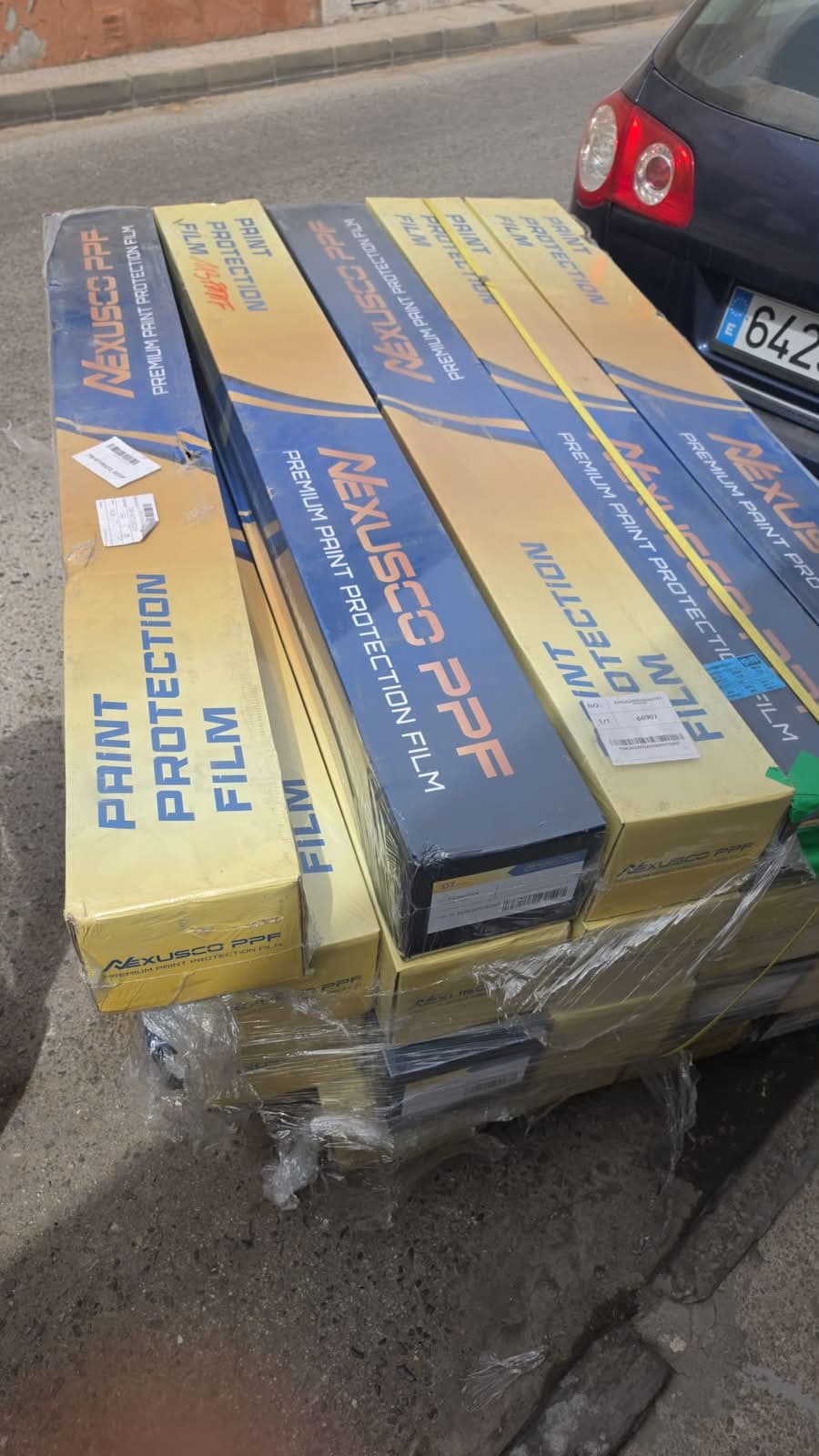 PALLET OUT FOR DELIVERY