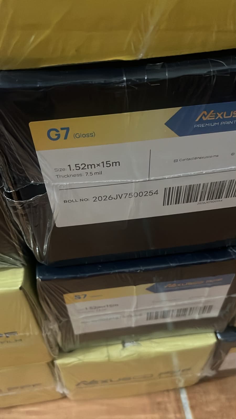 G7 GLOSS · 1.52M × 15M · 7.5 MIL